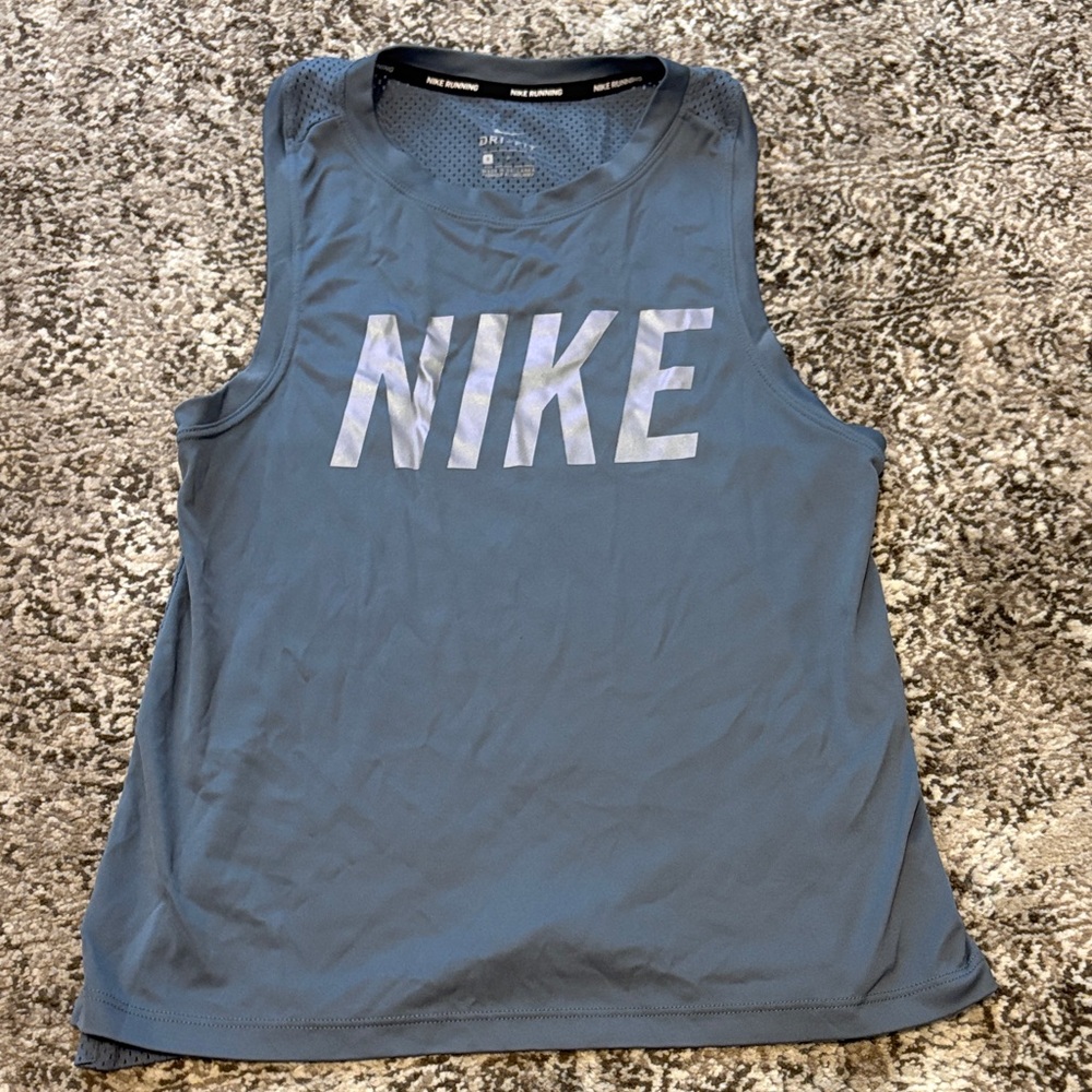Nike Steel Blue Athletic Tank